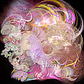 Fractal Feathers Pink