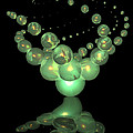 Phosphorescent Glass Twirl 